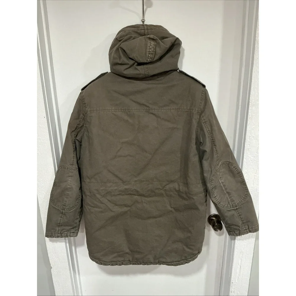 Converse Military Field Jacket, Army Green, Men's Small, Farm Chore Coat, Lined - Picture 9 of 16